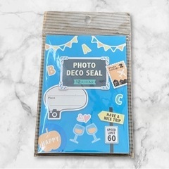 フォトデコシール ノルディイク柄 写真のデコレーション用 絵柄が異なる12シート入りの画像