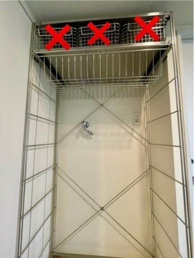 無印良品  ステンレスシェルフ ワイド 大