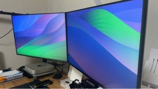 モニターディスプレイDELL U2421E × 2 &　ErGear PCモニタアーム 2画面