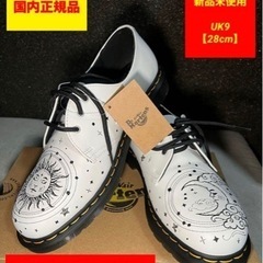 ドクターマーチン 1461 COSMIC white UK⑨ 3ホールシューズの画像