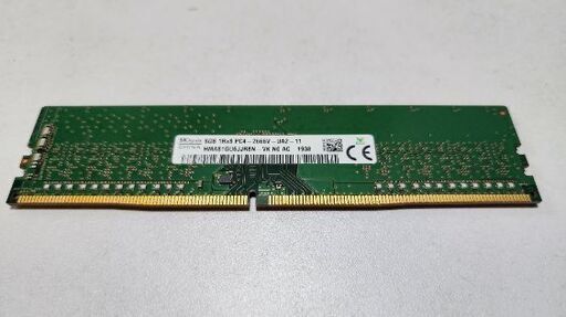 DDR4 メモリ 8GBx1 2666 Mhz