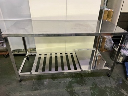 置き台付き作業台 1500x600x800