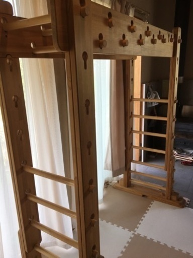 うんてい　雲梯　　運動器具　こども体操遊び