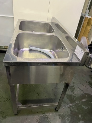 azuma2槽シンク 1200x600x800(+90)