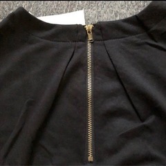 値下不可 新品 チャオパニック 袖カットワーク カットソー ネイビーの画像