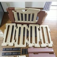 ベビーゲート 日本育児 おくだけドアーズ Lサイズ　旧型の画像