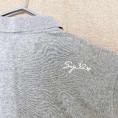 最終値下げです！SY32 エスワイサーティトゥ グレー ポロシャツ 綿 SWEET YEARSの画像