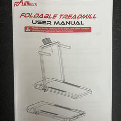 FLYLINK tech 折り畳み式　ランニングマシン（廃版）＋防音マット付き　値段交渉可の画像