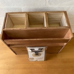 木製収納・カトラリーボックス②・DIYの画像