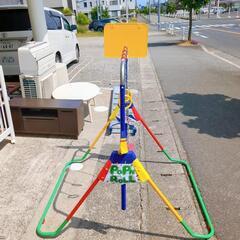 ブランコ・ポップンロール☆幼児用、玩具、鉄棒、バスケットボール【浜村鹿野温泉ICから3分 買取本舗 宮本リサイクル 営業時間9～19時 定休日水曜のみ←連絡できませんm(_ _)m】の画像
