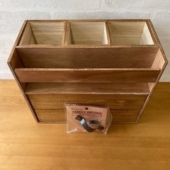 木製収納・メイクボックス③　DIYの画像