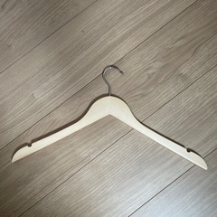 [未使用品]木製ハンガー１８本セット
