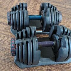 可変式ダンベル40kg✕2