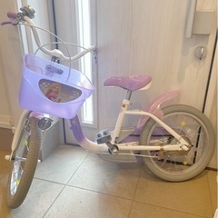 ラプンツェル 幼児用自転車 16インチ 16インチ 身長98〜116cm 子供用自転車 ディズニープリンセス