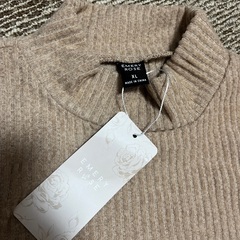 SHEIN ブラウンセーター　XLの画像