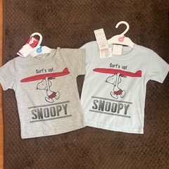【タグ付き新品未使用品】スヌーピー  Tシャツ80、90サイズ