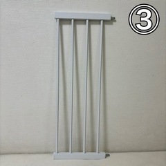 早め受け渡し希望‼︎最終お値下げ‼︎美品  ベビーゲート　拡張フレーム対応　ホワイト　257cmの画像
