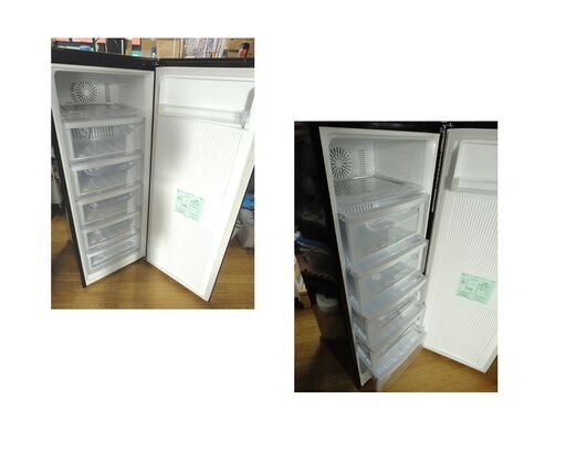 西岡店 冷凍庫 144L 2012年製 三菱 MF-U14B-B 1ドア 前開き ケース式収納 MITSUBISHI ブラック 100