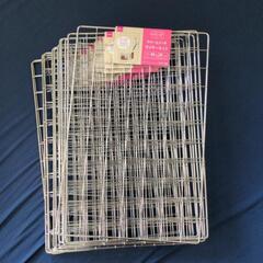 15個セット　ダイソー　クロームメッキ　ワイヤーネット　40x2...