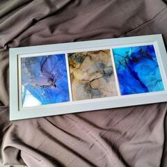 アルコールインクアート原画　額装の画像