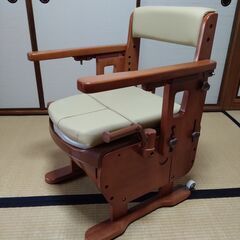 介護用ポータブルトイレ【安寿】家具調トイレセレクトRはねあげ（標...