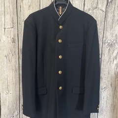 【商談中】北海道札幌丘珠高校　　男子　丘珠高校　丘高　男子制服　学ラン　制服　公立　男性　180A  76 上下　セットアップ　クリーニング済　ズボン　スラックス　学ラン　金ボタン　セットアップ　の画像