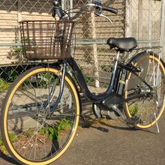 ヤマハ　PAS　２６インチの電動自転車です。前後タイヤ新品交換済...