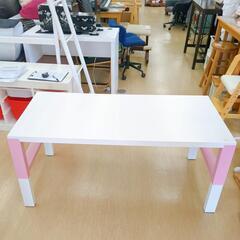 IKEA✨キッズデスク✨子ども用の机✨ ピンク＆ホワイトカラー【浜村鹿野温泉ICから3分 買取本舗 宮本リサイクル 営業時間9～19時 定休日水曜のみ←連絡できませんm(_ _)m】の画像