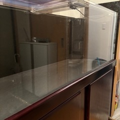 美品アクリルオーバーフロー水槽セット120×45×45の画像