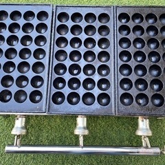  🏠【業務用】美品！たこ焼器84穴 LPガス用【業務･店舗･厨房機器買取アールワン田川】の画像
