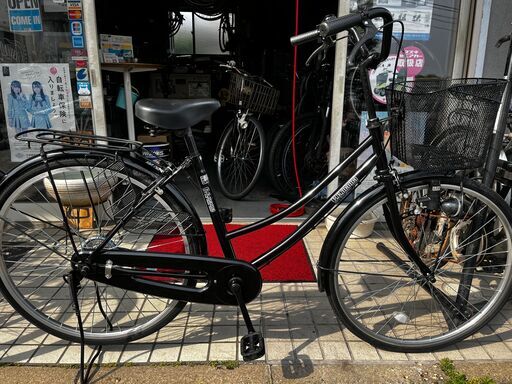 黒のママチャリ　CCママ　26インチ　とても綺麗な中古です