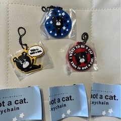 定価400円ラバーキーチェーン　値下げ　ディスイズノットアキャット　各種の画像