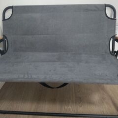 【新品同様 ニトリ製】2人掛け折りたたみチェア 