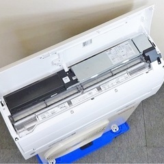 【取引完了 】(17) TOSHIBA【RAS-G221RBK】東芝 大清快 無風感冷房 プラズマ空清 フィルター自動おそうじ 無線LAN内蔵 ルームエアコン 2.2kW おもに6畳用 2021年製 取付け販売 の画像