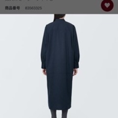 新品!定価5990円無印シワになりにくいブロードワンピースの画像