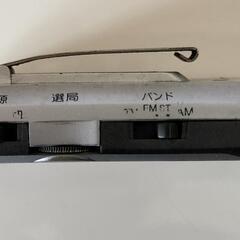 値下げ　aiwa　アイワポケットラジオの画像