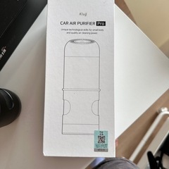 【中古品】車用空気清浄機　新品フィルター付の画像