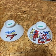 レトロお茶碗2個セットの画像