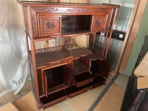 【最終値下げ】茶箪笥 家具 収納家具 棚　キャビネット