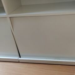 可動棚、雑誌置付　収納　91×90×33の画像