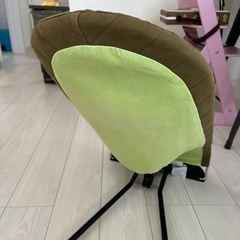 【お話中】ベビービョルン バウンサー グリーン ライトグリーン  ダークグリーン 黄緑 深緑　リバーシブル babybjorn 　の画像