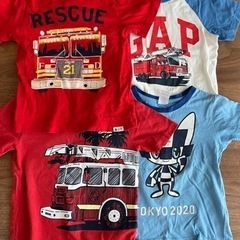 110サイズTシャツ4枚（GAP3枚、東京オリンピック1枚）