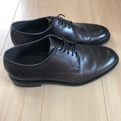 ZARAの本革ビジネス用靴の画像