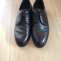 ZARAの本革ビジネス用靴の画像