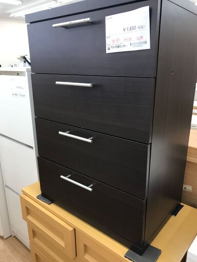 ★ジモティ割あり★  チェスト 茶 H85×W59×D40 クリーニング済み KJ5192
