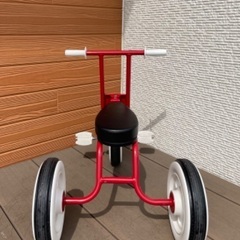 無印良品 三輪車 【復刻版】レッドの画像