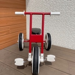 無印良品 三輪車 【復刻版】レッドの画像