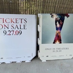 市場には出回ら無い マイケルジャクソン映画舘用立柱 看板の画像