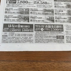 商談中　
伊藤園ホテルズ割引券