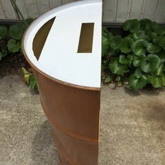 ドラム缶  バーベキューコンロ  本体のみの画像